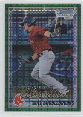 2010 Bowman Chrome - Prospects - Retail Green X-Fractor #BCP179 - Will Middlebrooks