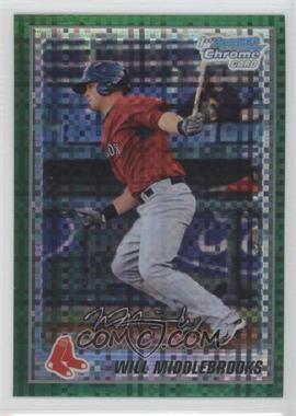 2010 Bowman Chrome - Prospects - Retail Green X-Fractor #BCP179 - Will Middlebrooks
