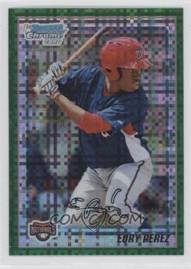 2010 Bowman Chrome - Prospects - Retail Green X-Fractor #BCP185 - Eury Perez