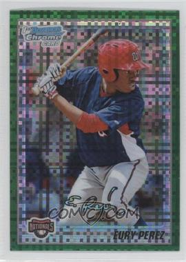 2010 Bowman Chrome - Prospects - Retail Green X-Fractor #BCP185 - Eury Perez