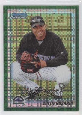 2010 Bowman Chrome - Prospects - Retail Green X-Fractor #BCP192 - Wilin Rosario