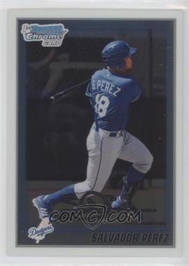 2010 Bowman Chrome - Prospects #BCP124 - Salvador Perez (Dodgers Logo on Front) [EX to NM]