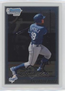 2010 Bowman Chrome - Prospects #BCP124 - Salvador Perez (Dodgers Logo on Front) [EX to NM]