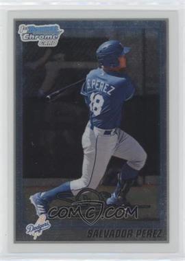 2010 Bowman Chrome - Prospects #BCP124 - Salvador Perez (Dodgers Logo on Front) [EX to NM]