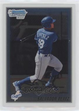 2010 Bowman Chrome - Prospects #BCP124 - Salvador Perez (Dodgers Logo on Front) [EX to NM]