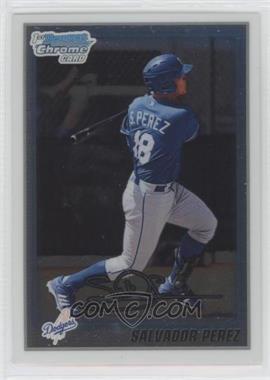 2010 Bowman Chrome - Prospects #BCP124 - Salvador Perez (Dodgers Logo on Front) [EX to NM]
