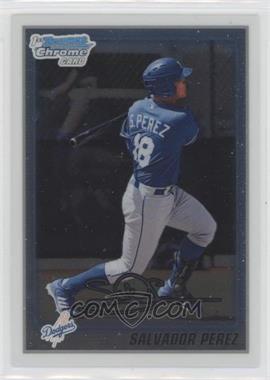 2010 Bowman Chrome - Prospects #BCP124 - Salvador Perez (Dodgers Logo on Front) [EX to NM]