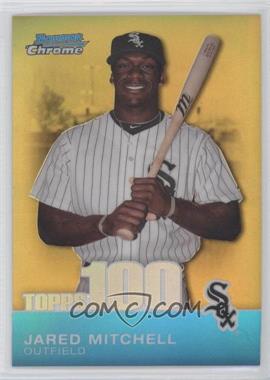 2010 Bowman Chrome - Topps 100 Prospects - Gold Refractor #TPC70 - Jared Mitchell /50