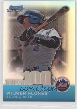 2010 Bowman Chrome - Topps 100 Prospects - Refractor #TPC29 - Wilmer Flores /499