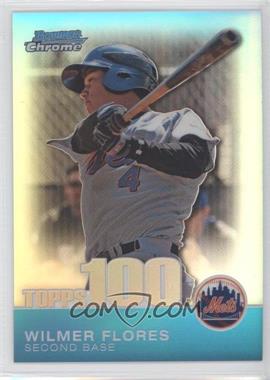 2010 Bowman Chrome - Topps 100 Prospects - Refractor #TPC29 - Wilmer Flores /499