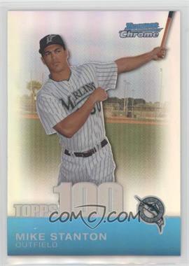 2010 Bowman Chrome - Topps 100 Prospects - Refractor #TPC5 - Giancarlo Stanton (Called Mike on Card) /499