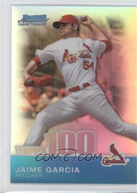 2010 Bowman Chrome - Topps 100 Prospects - Refractor #TPC53 - Jaime Garcia /499