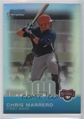 2010 Bowman Chrome - Topps 100 Prospects - Refractor #TPC73 - Chris Marrero /499