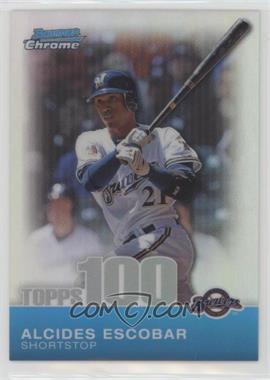 2010 Bowman Chrome - Topps 100 Prospects #TPC16 - Alcides Escobar /999