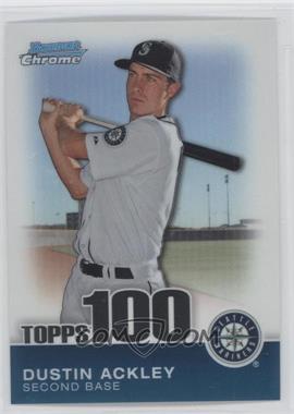 2010 Bowman Chrome - Topps 100 Prospects #TPC21 - Dustin Ackley /999