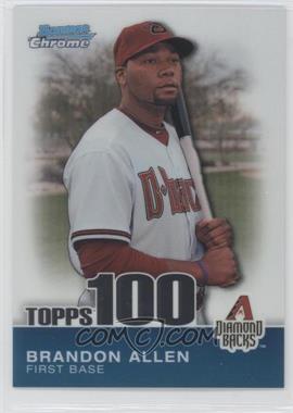 2010 Bowman Chrome - Topps 100 Prospects #TPC23 - Brandon Allen /999