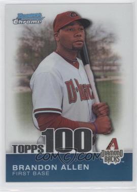 2010 Bowman Chrome - Topps 100 Prospects #TPC23 - Brandon Allen /999