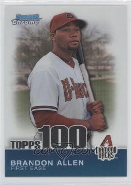 2010 Bowman Chrome - Topps 100 Prospects #TPC23 - Brandon Allen /999