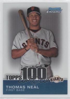 2010 Bowman Chrome - Topps 100 Prospects #TPC37 - Thomas Neal /999