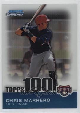 2010 Bowman Chrome - Topps 100 Prospects #TPC73 - Chris Marrero /999