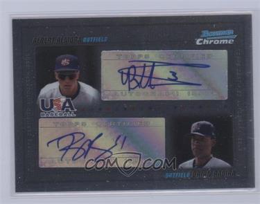 2010 Bowman Chrome - USA Dual Autographs #USADA-6 - Albert Almora, Brian Ragira /500 [COMC RCR Near Mint‑Mint+]