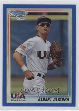 2010 Bowman Chrome - USA Stars - Blue Refractor #USA-1 - Albert Almora /150 [EX to NM]