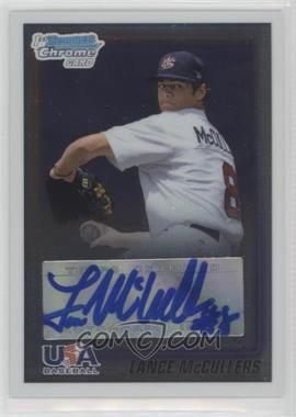 2010 Bowman Chrome - USA Stars Autographs #USA-LM - Lance McCullers