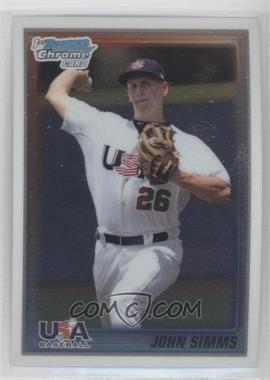 2010 Bowman Chrome - USA Stars #USA-15 - John Simms