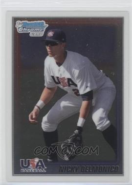 2010 Bowman Chrome - USA Stars #USA-3 - Nicky Delmonico