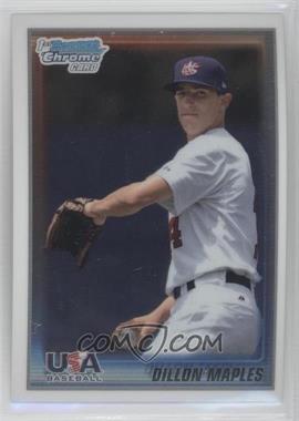 2010 Bowman Chrome - USA Stars #USA-9 - Dillon Maples