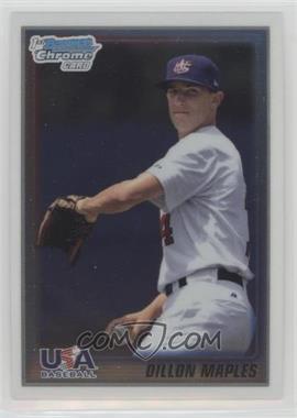 2010 Bowman Chrome - USA Stars #USA-9 - Dillon Maples