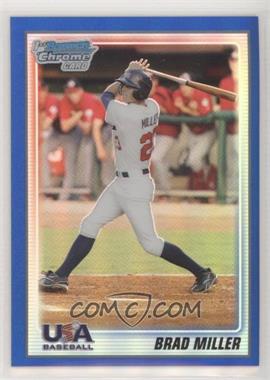 2010 Bowman Chrome - USA Team - Blue Refractors #USA-BC13 - Brad Miller /250