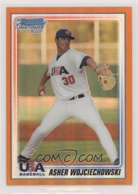 2010 Bowman Chrome - USA Team - Orange Refractor #USA-BC20 - Asher Wojciechowski /25