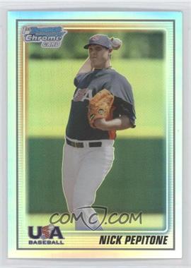 2010 Bowman Chrome - USA Team - Refractors #USA-BC15 - Nick Pepitone /777