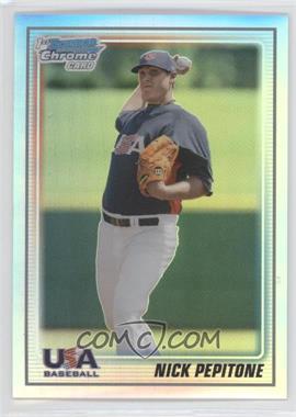 2010 Bowman Chrome - USA Team - Refractors #USA-BC15 - Nick Pepitone /777