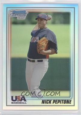 2010 Bowman Chrome - USA Team - Refractors #USA-BC15 - Nick Pepitone /777