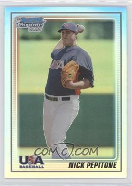 2010 Bowman Chrome - USA Team - Refractors #USA-BC15 - Nick Pepitone /777