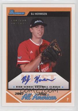 2010 Bowman Draft Picks & Prospects - Aflac All-American Autographs #AFLAC-BH.2 - B.J. Hermsen /127