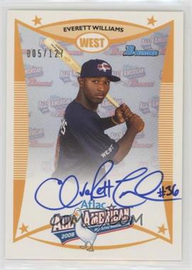 2010 Bowman Draft Picks & Prospects - Aflac All-American Autographs #AFLAC-EW - Everett Williams /127