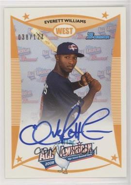 2010 Bowman Draft Picks & Prospects - Aflac All-American Autographs #AFLAC-EW - Everett Williams /127