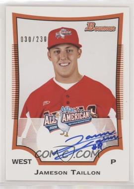 2010 Bowman Draft Picks & Prospects - Aflac All-American Autographs #AFLAC-JT - Jameson Taillon /230