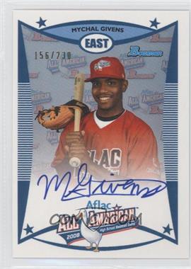 2010 Bowman Draft Picks & Prospects - Aflac All-American Autographs #AFLAC-MGI - Mychal Givens /230