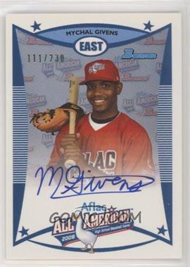 2010 Bowman Draft Picks & Prospects - Aflac All-American Autographs #AFLAC-MGI - Mychal Givens /230 [EX to NM]