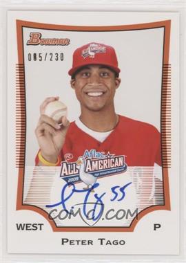 2010 Bowman Draft Picks & Prospects - Aflac All-American Autographs #AFLAC-PT.1 - Peter Tago (Serial Numbered) /230