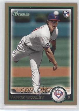 2010 Bowman Draft Picks & Prospects - [Base] - Gold #BDP28 - Vance Worley