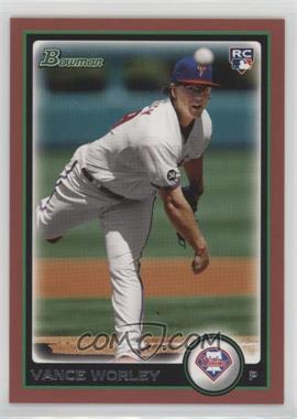 2010 Bowman Draft Picks & Prospects - [Base] - Red #BDP28 - Vance Worley /1