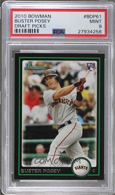 2010 Bowman Draft Picks & Prospects - [Base] #BDP61 - Buster Posey [PSA 9 MINT]