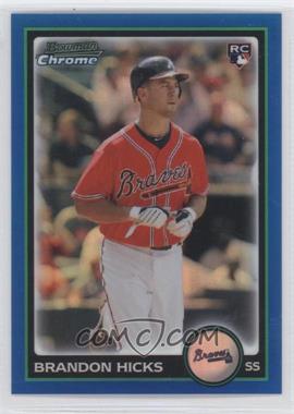 2010 Bowman Draft Picks & Prospects - Chrome - Blue Refractor #BDP53 - Brandon Hicks /199