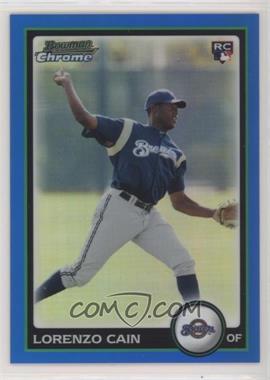 2010 Bowman Draft Picks & Prospects - Chrome - Blue Refractor #BDP56 - Lorenzo Cain /199