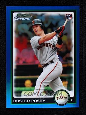 2010 Bowman Draft Picks & Prospects - Chrome - Blue Refractor #BDP61 - Buster Posey /199